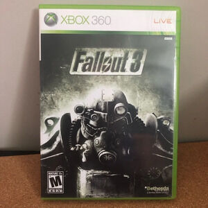 Fallout 3 XBOX 360 Video Game 2008 NOT  Tested Used Disc Booklet Case